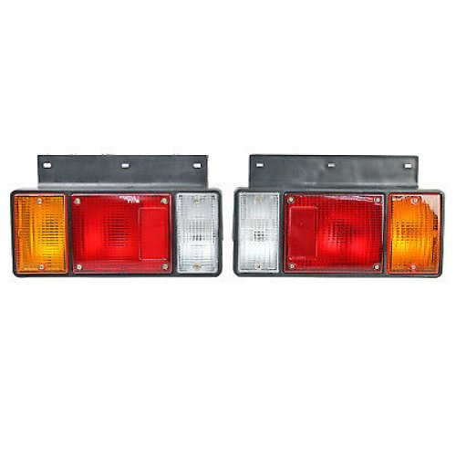Pair Left & Right Rear Tail Light For Isuzu Elf Truck NPR NKR NHR NLR 86+