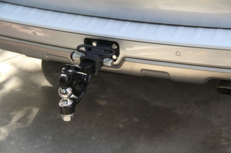 Heavy Duty 8 Ton Ball Combo Pintle Tow Hook Receiver Arm Hitch Towing 4WD Truck