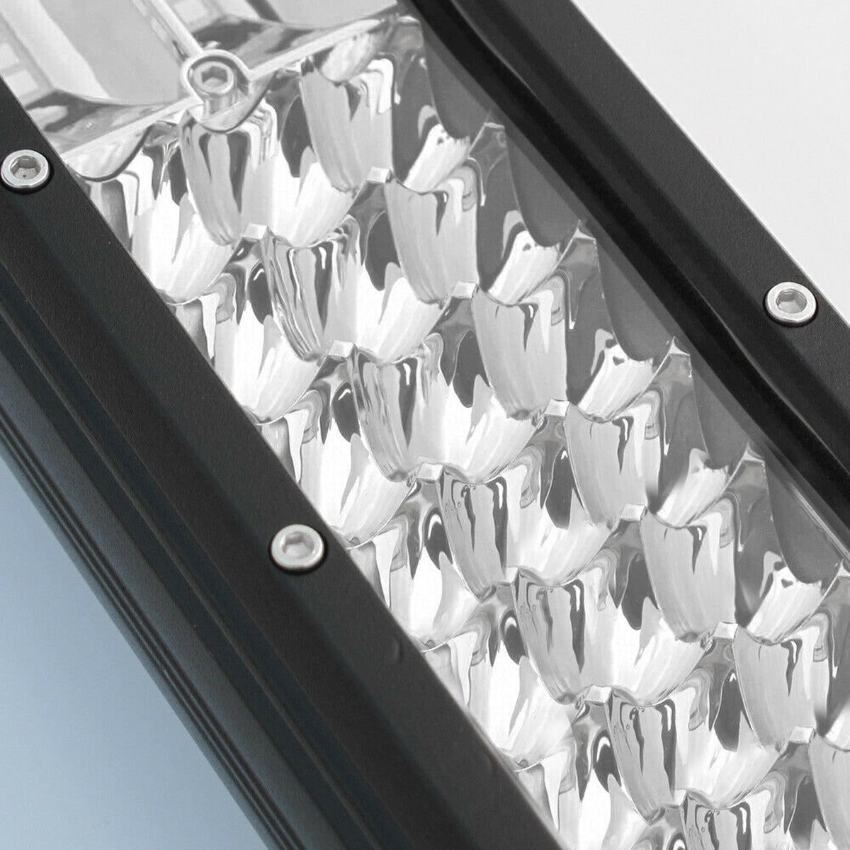 23'' inch 30000LM 360W White Tri-Row LED Work Light Bar Spot Offroad Car Truck