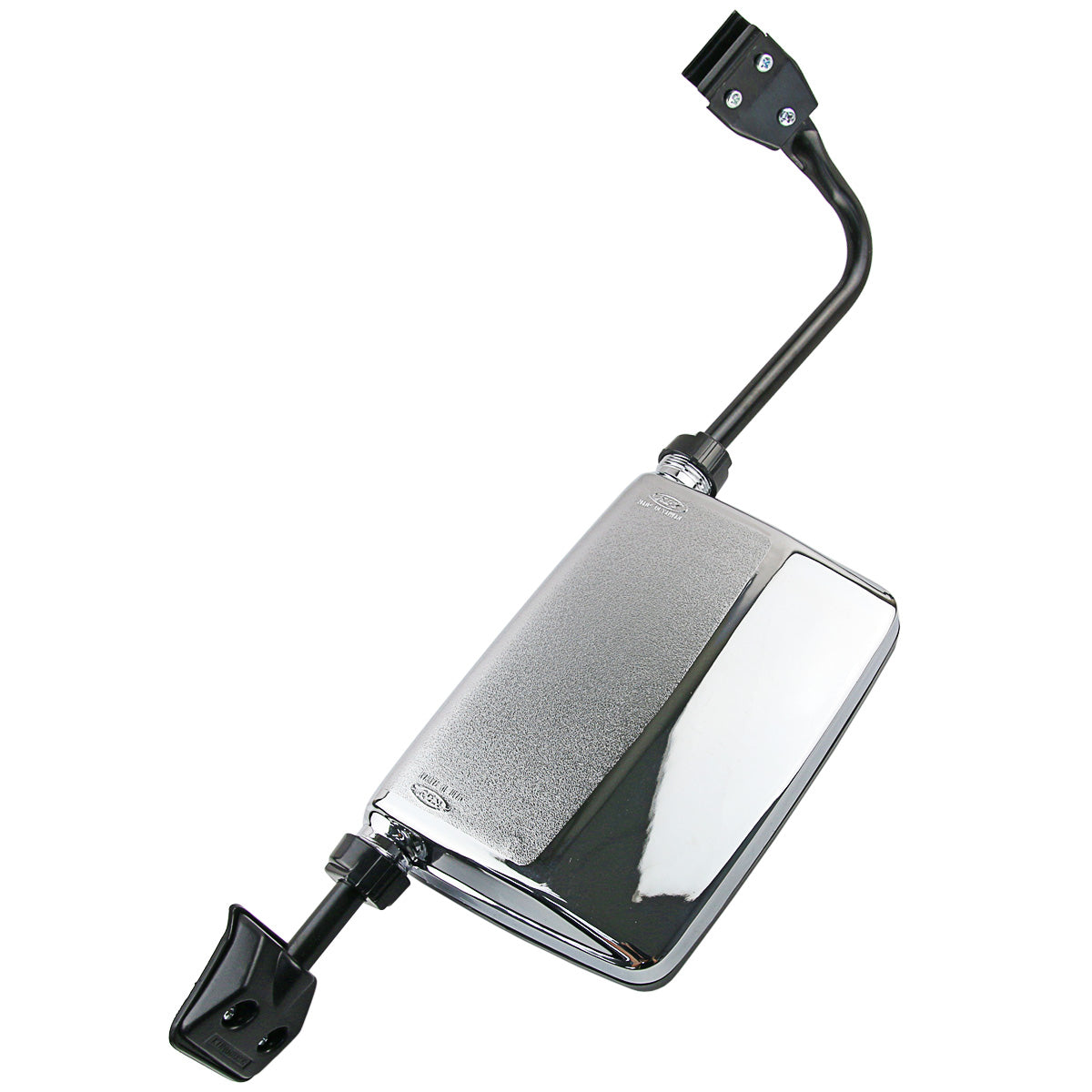 Front Left Chrome Manual Door Side Mirror For Mitsubishi Pajero L047 L049 82-91