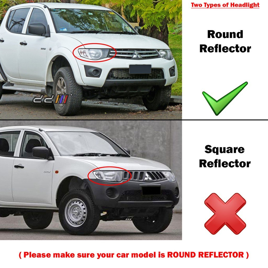Front Left Side Clear Corner Headlight Lamp For Mitsubishi Triton 2.5 2009-2014