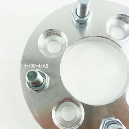 2x Wheel Alloy Spacers Spurverbreiterungen Adapter 25mm 4x100 Convert To 4x114.3