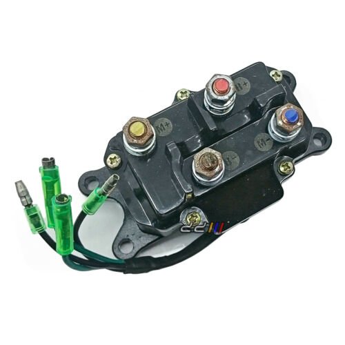 1x 12V 200amp ATV UTV Winch Contactor Switch Relay Solenoid For Up To 3000lbs