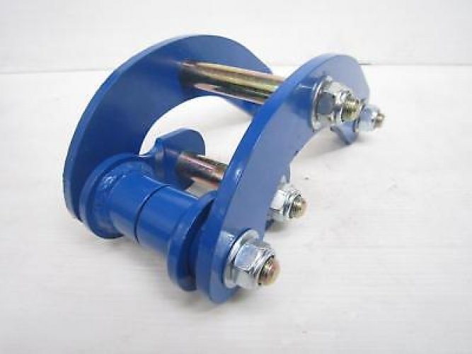 Extended 2~inch Comfort Blue Shackles fits Navara Frontier Bravado D22 1998-2004