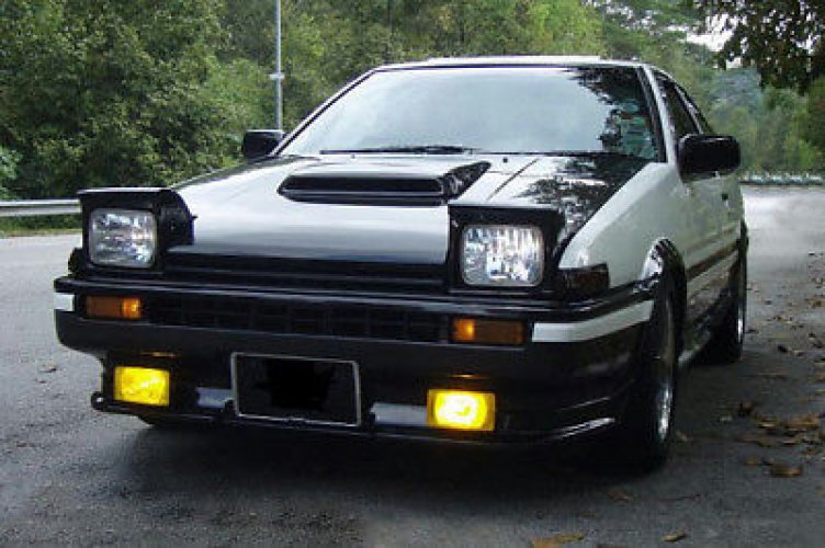 OffRoad Rally Yellow Driving Fog Lamps Spot Light Comet 12V Toyota AE86 MR2 AW11