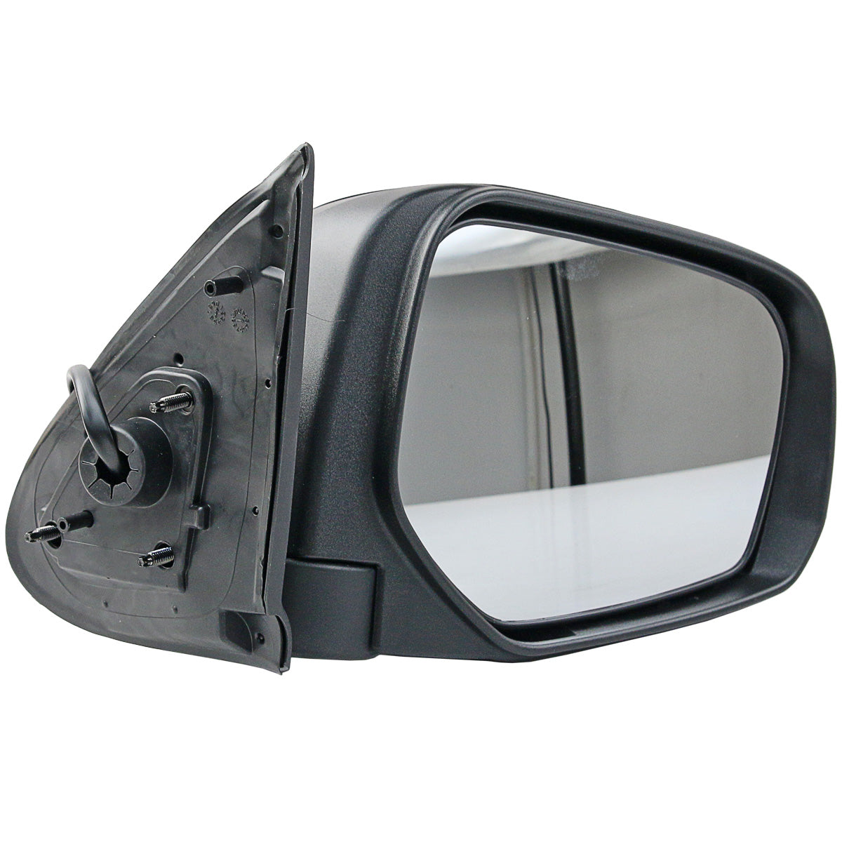Front Right Black Electric Door Side Mirror 3P Compatible With Mitsubishi Triton L200 15-18