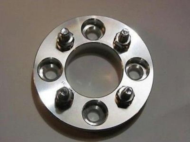 2x Wheel Alloy Spacers Spurverbreiterungen Adapter 25mm 4x100 Convert To 4x114.3
