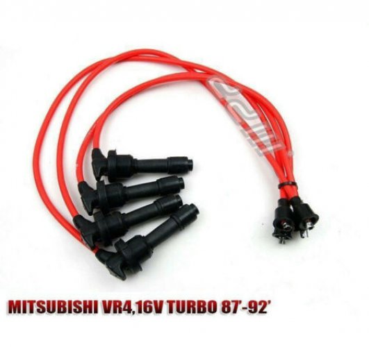 8mm Silicone Ignition Lead Wire For Mitsubishi Galant VR-4 E39A 4G63-T 1987-1993