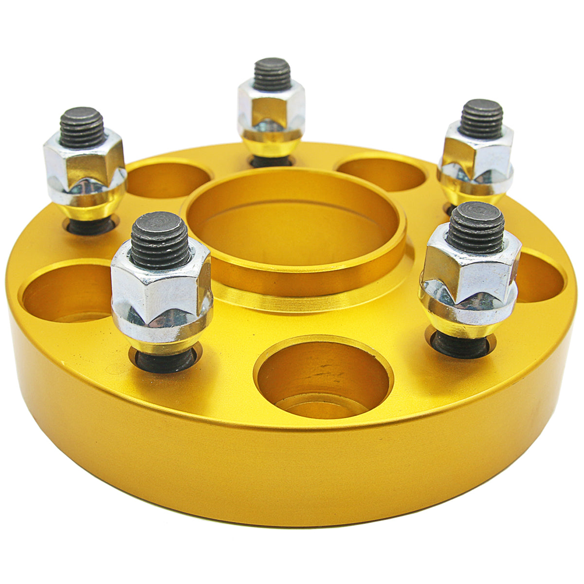 2 pcs 25mm 5 Studs 12 x 1.5 PCD 5 x 114.3 to 5 x 114.3 mm Wheel Spacer Spacers