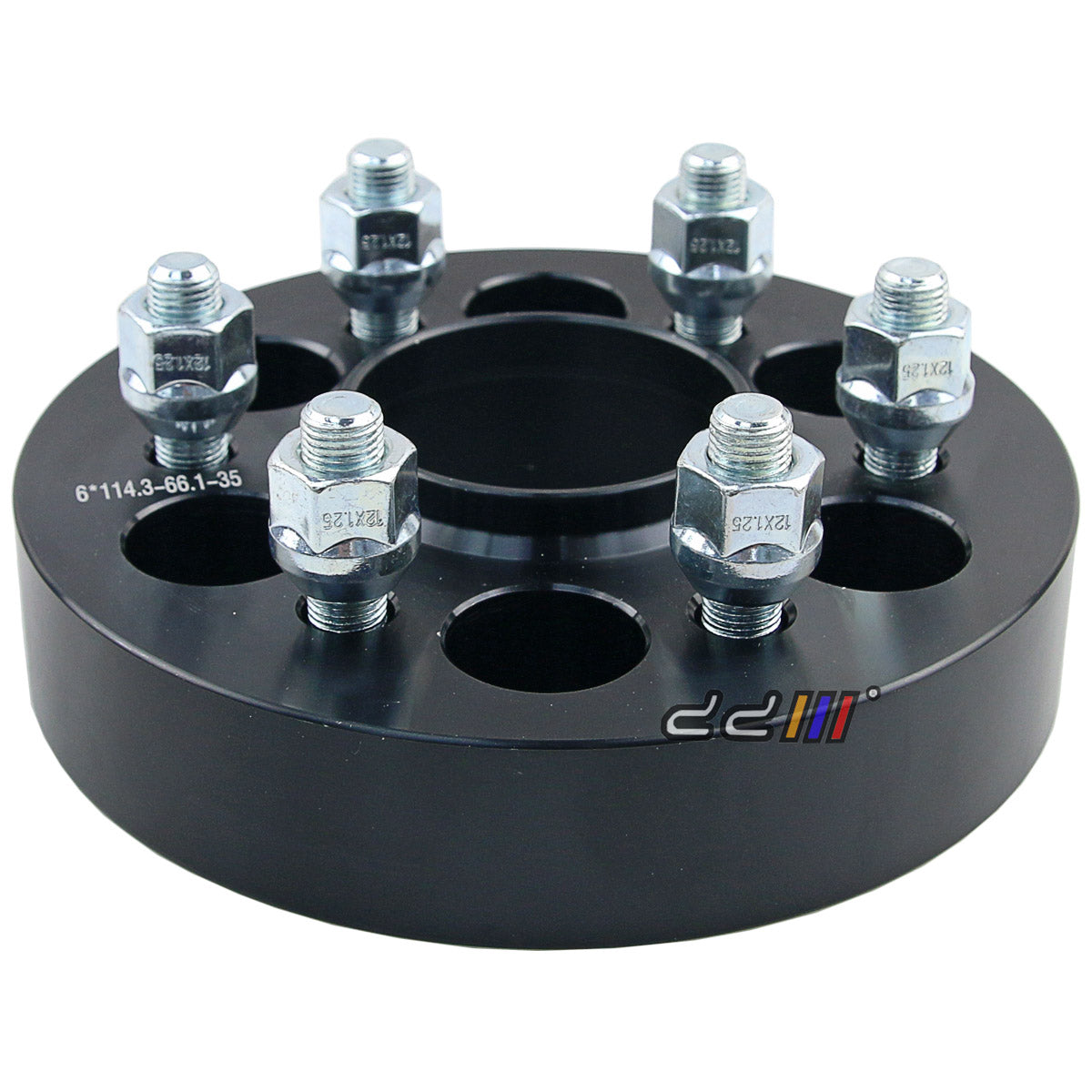 2x 35mm 12x1.25 6x114.3mm Hub Centric Wheel Spacer For Nissan Navara D40 NP300