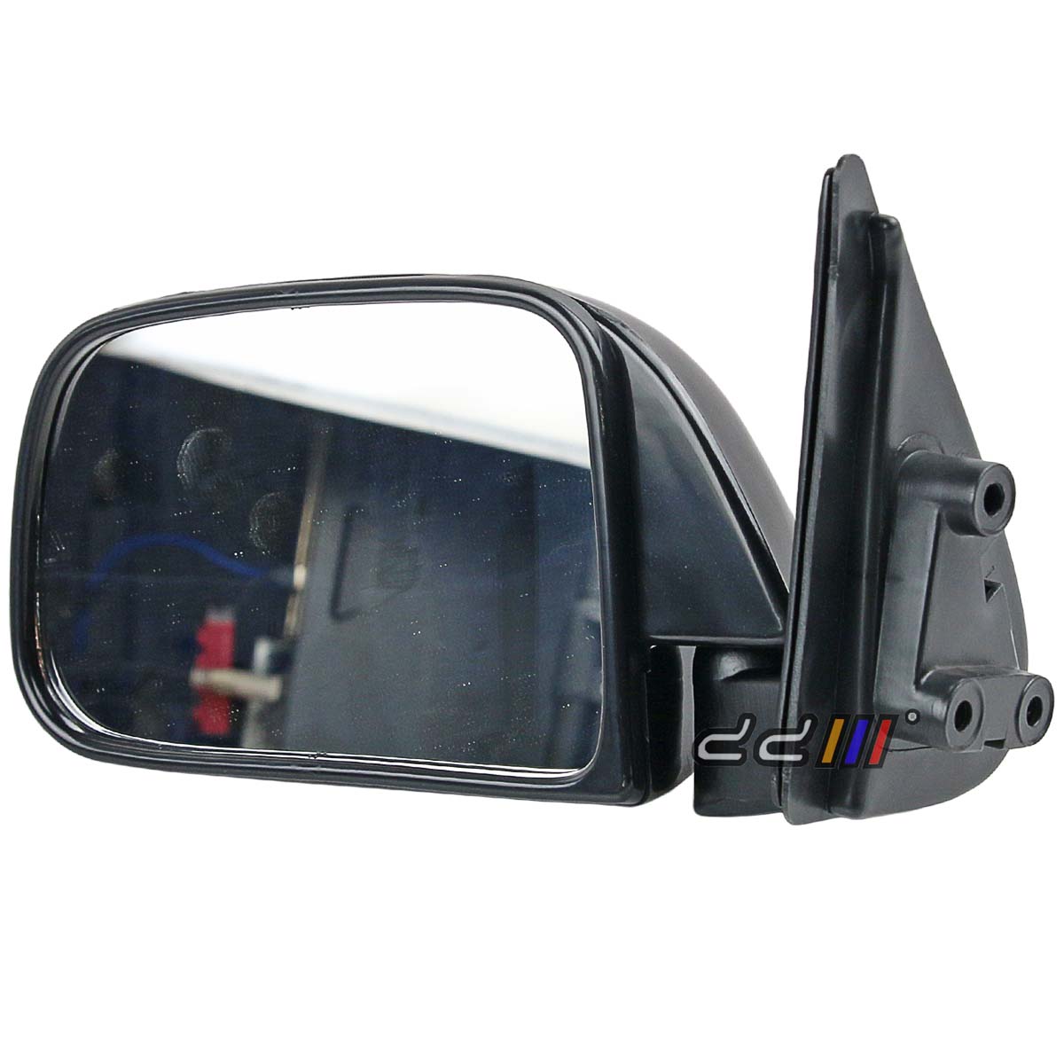 Left Black Manual Door Side Mirror For Hilux RN85 LN106 LN107 1988-1997