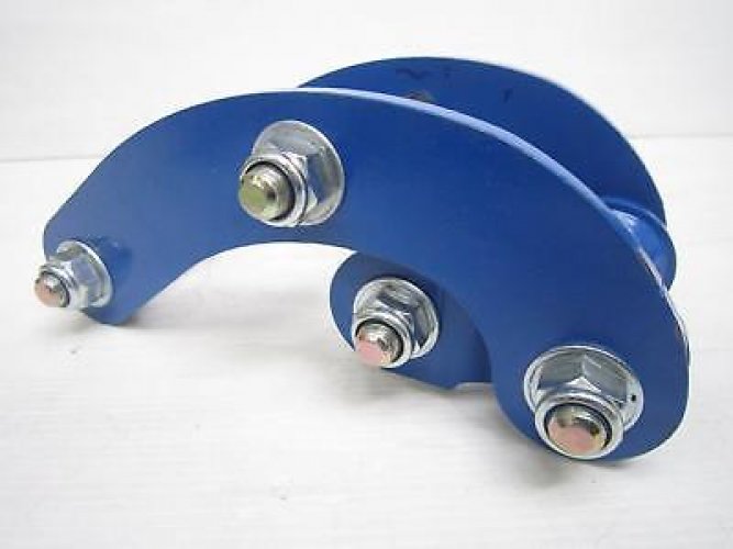 Extended 2~inch Comfort Blue Shackles fits Navara Frontier Bravado D22 1998-2004