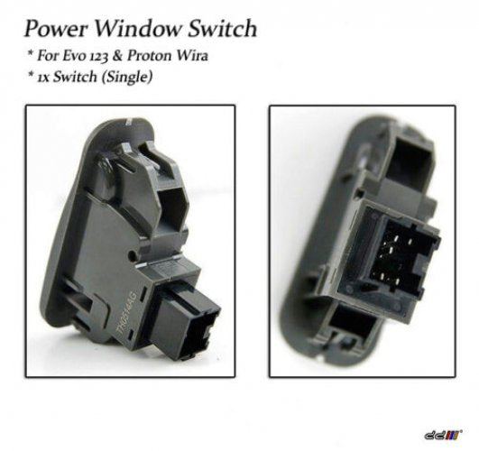 1pc Single Power Window Switch Button Control For Proton Wira Natura Persona C90
