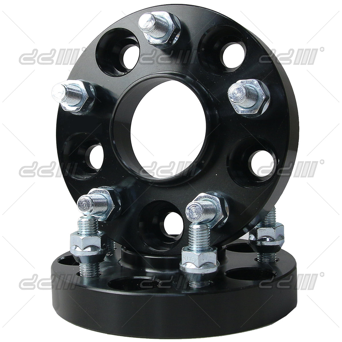 (2) 25mm 12x1.5 5x114.3mm Hub Centric Wheel Spacer For Civic FB FC FD FK Accord