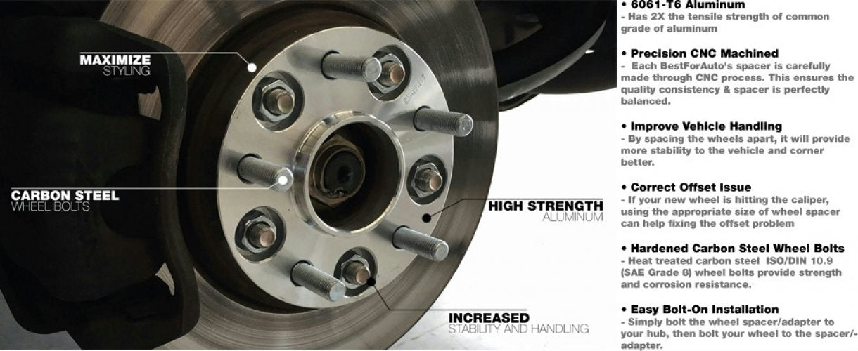 (2) 4 Stud 4x114.3 to 4X100 / M12x1.25 Wheel Spacer Spacers Fits nissan s13 b13