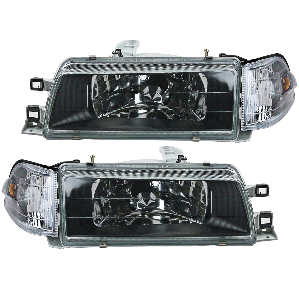 Crystal Black Headlight Corner Light Lamp For Corolla AE91 AE92 EE90 1987-1991