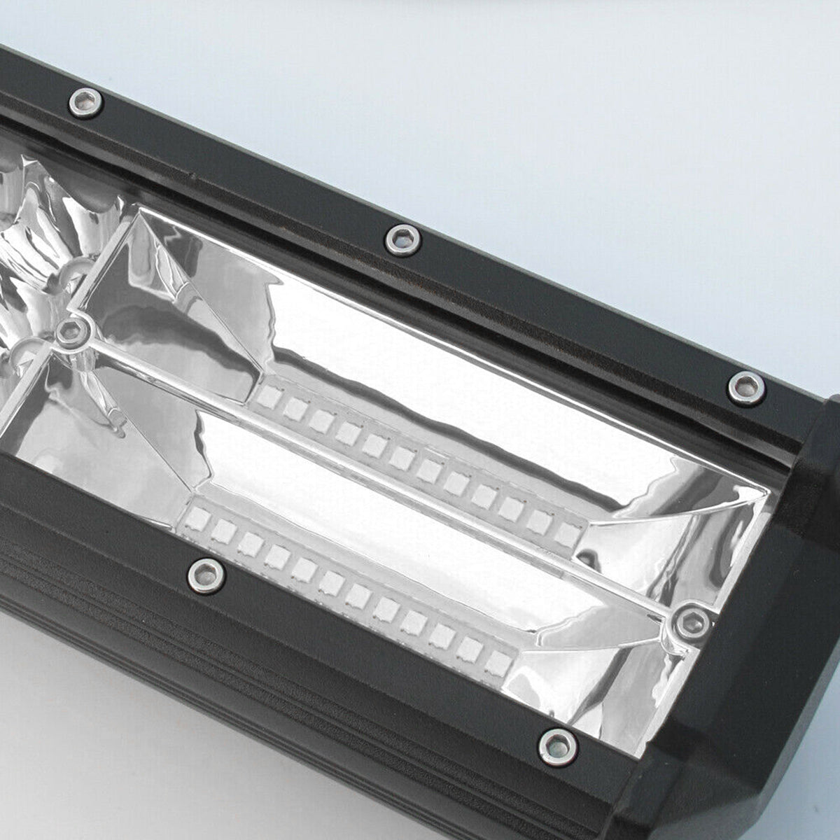 23'' inch 30000LM 360W White Tri-Row LED Work Light Bar Spot Offroad Car Truck