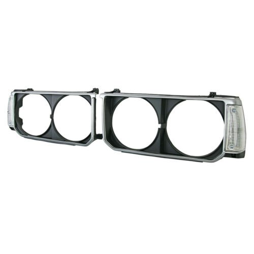 Headlight Lamp Frame Cover Trim + Corner Light For Toyota Corolla KE70 DX 79-84