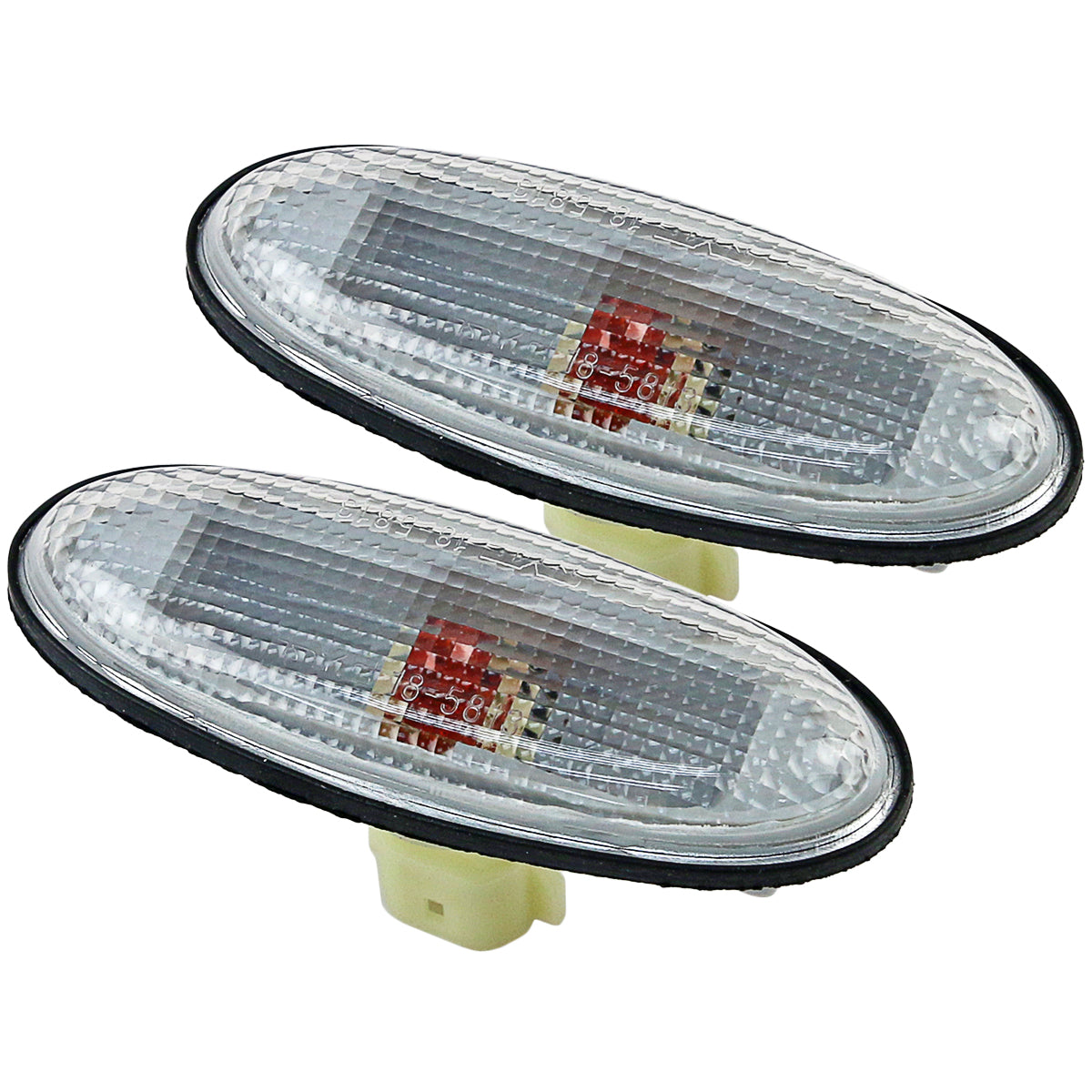 1 Pair Clear Side Marker Turn Signal Light Lamp For 323 626 Tribute Premacy RX-7