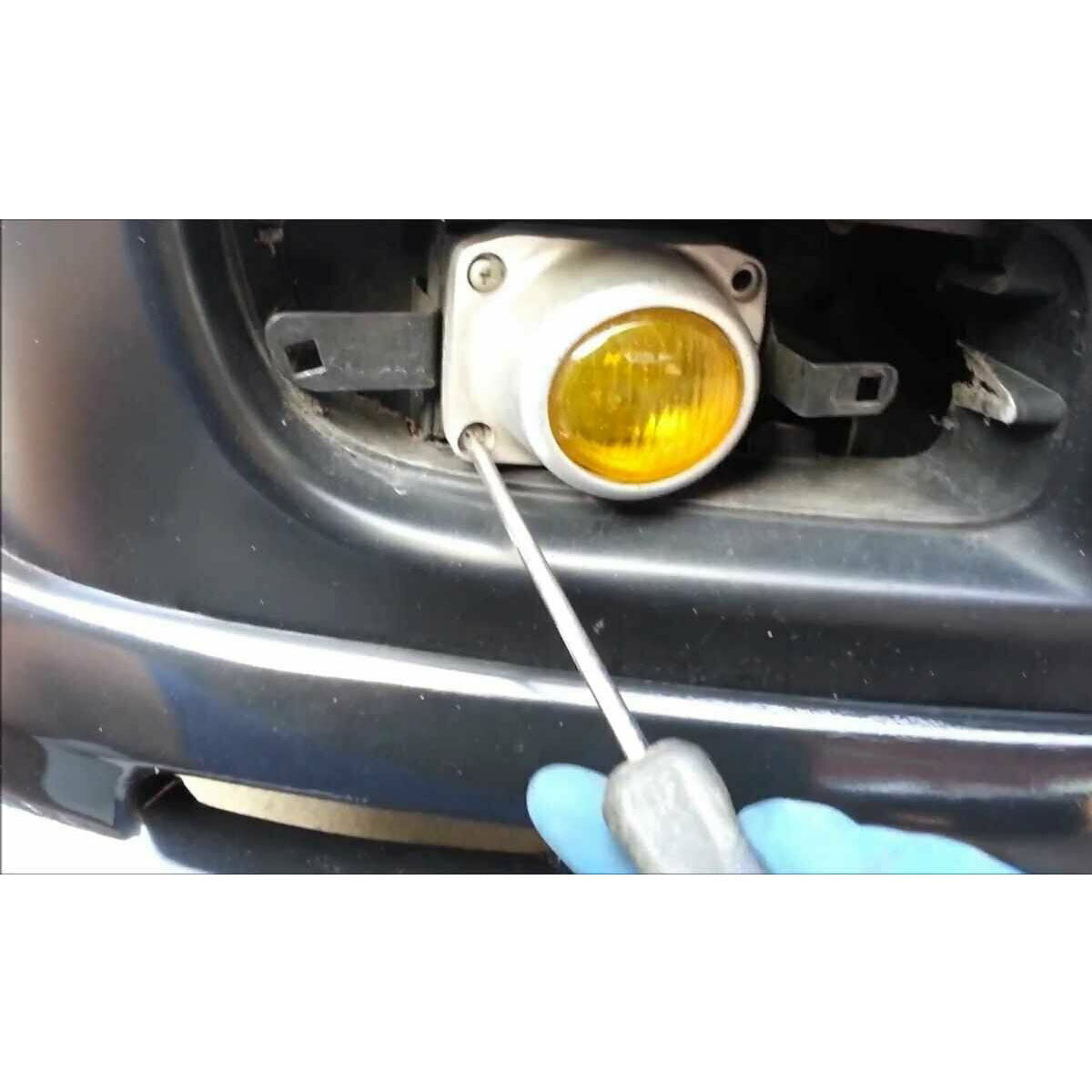 92-95 Civic EG EG6 2/3 Door Yellow Lens Bumper Driving Fog Lights Lamp