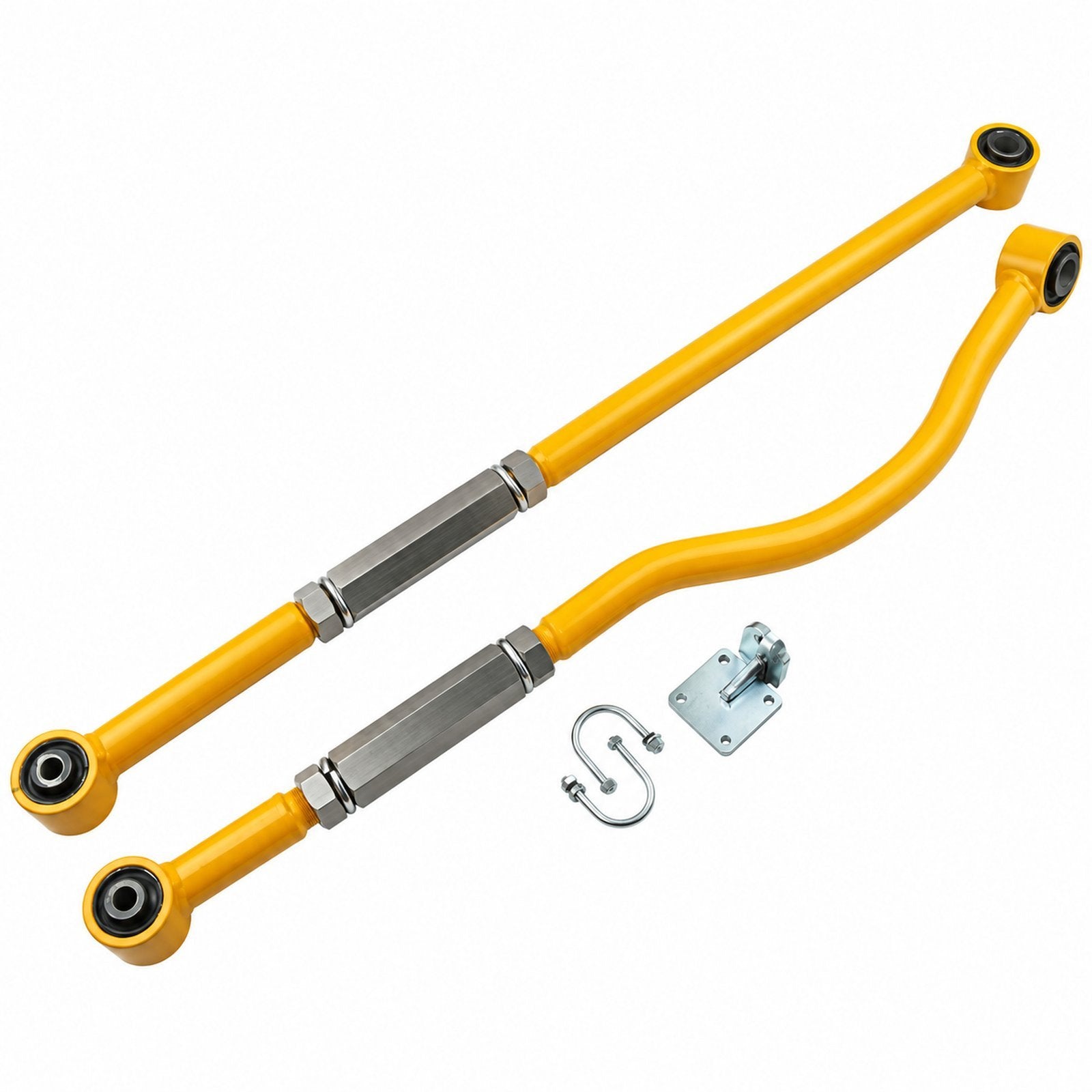 Front + Rear Adjustable Panhard Rod Bar Compatible With Patrol GQ Y60 1987-1997