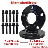 2pcs 15mm 12x1.5b 5x120 Hub Centric Wheel Spacer For BMW E36 E46 E90 E34 E60 E61