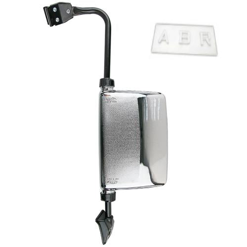 Front Left Chrome Manual Door Side Mirror For Mitsubishi Pajero L047 L049 82-91