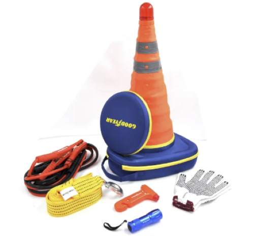 Goodyear Multi-Functional Car Emergency Kit 7 in 1 Set Road Rescue Tool Safety