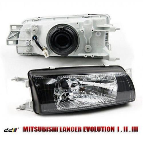 Front Headlight Lamp For Mitsubishi Lancer Evolution EVO 1 2 3 CD9A CE9A 1992-95