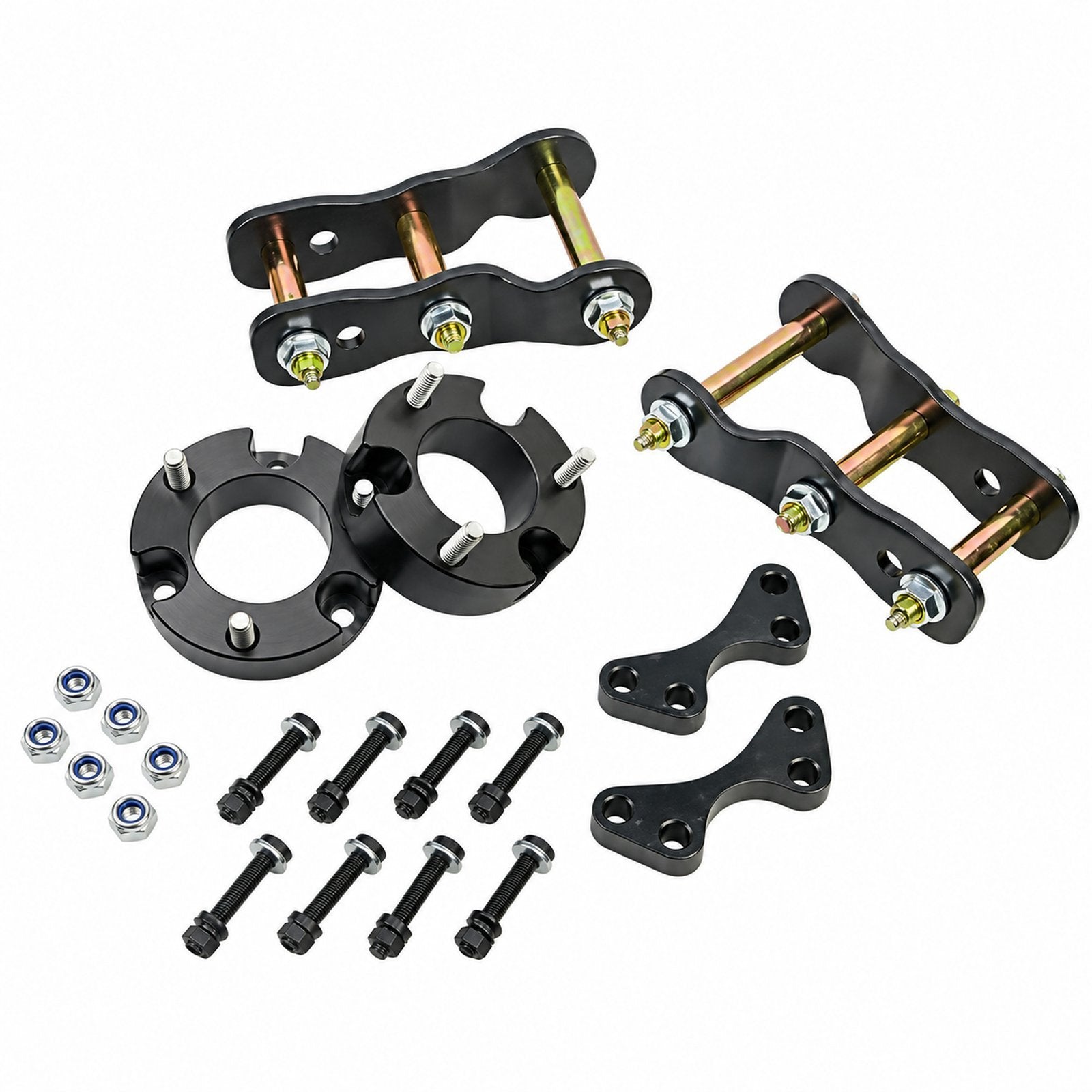 Front 3" Rear 2" Lift Kits Strut Spacer Shackle For Isuzu DMax 4WD TFR TFS 12On'