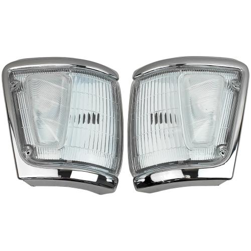 1 Pair Clear Signal Corner Light For Toyota Hilux Pickup LN106 LN107 RN105 89-95