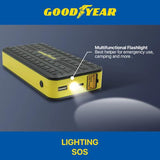 Goodyear Jump Starter Powerbank With LED Flashlight Portable 12V 400A 6400mAh