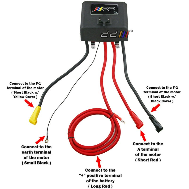 1set Electric Control Winch Box Pack 12V Relay solenoid Wireless Remote switch