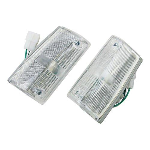 Headlight Lamp Frame Cover Trim + Corner Light For Toyota Corolla KE70 DX 79-84
