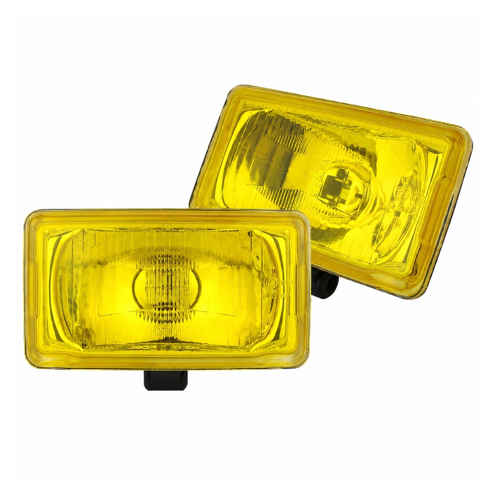 1 Pair HELLA Comet 450 Yellow Lens H3 12V Driving Spot Light Fog Lamp Universal