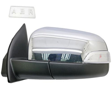 Front Left Chrome Electric Side Mirror w/ LED For Ranger T6 T7 XLT 2012-2022