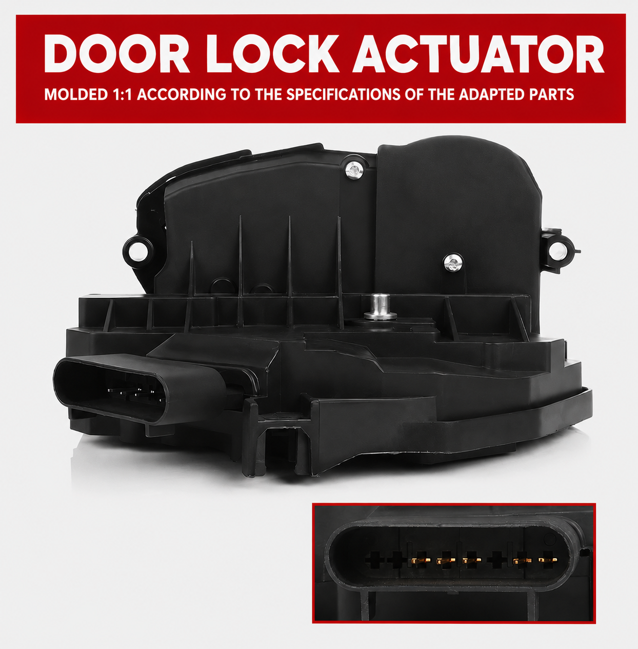 Front Right 5-Pin Door Lock Actuator For Ford Focus Fiesta Escape 2012-2017