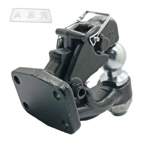 8 Ton 2" Ball Combo Heavy Duty Tow Pintle Hook Hitch Towing 4WD Truck Trailer