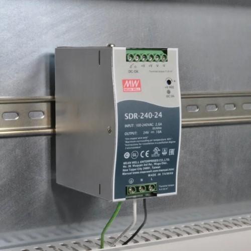Mean Well SDR-240-24 24V 10 A 240W Slim DIN Rail Power Supply with PFC Function