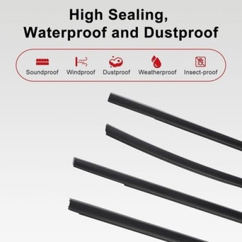 Outer Window Seals Moulding Weather Strip For Ford Ranger 4 Doors 2012 - 2021