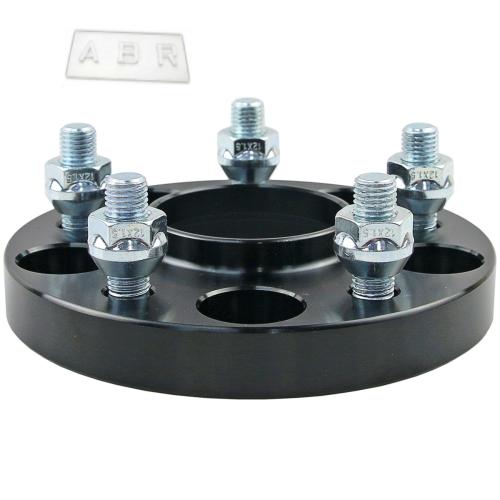 (2) 20mm 12x1.5 5x114.3mm Hub Centric Wheel Spacer For Civic FB FC FD FK Accord