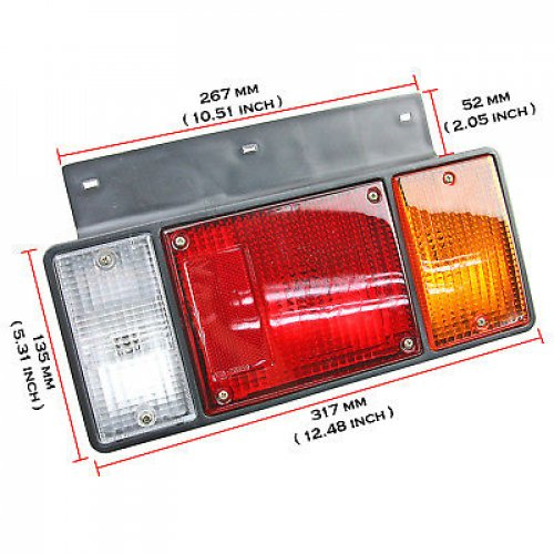 Pair Left & Right Rear Tail Light For Isuzu Elf Truck NPR NKR NHR NLR 86+