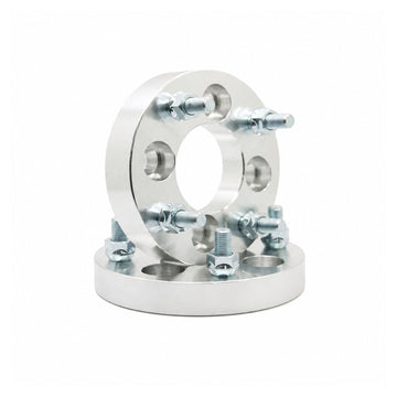 2x Wheel Alloy Spacers Spurverbreiterungen Adapter 25mm 4x100 Convert To 4x114.3