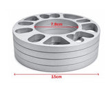 4pcs 3mm Aluminum Wheel Spacers Shims For Universal 4/5 Stud 114.3 120