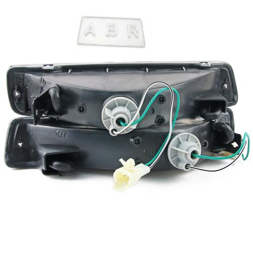 Front Indicator Lights For Toyota Landcruiser 80-Series Clear Crystal FJ80 Pair