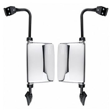 1 Pair Manual Door Side Mirror For Mitsubishi Pajero NA-NG L047 L049 1982-1991