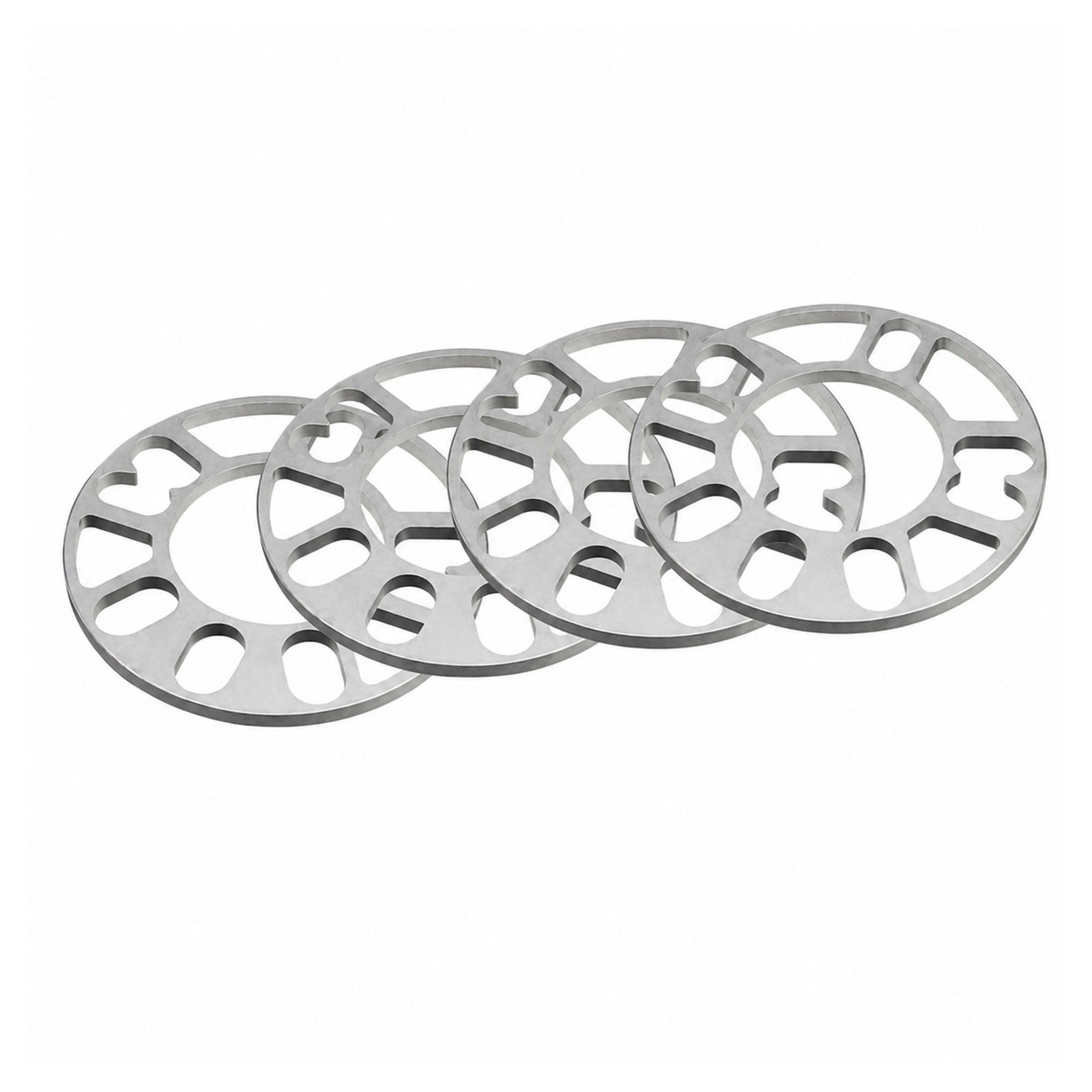 4pcs 3mm Aluminum Wheel Spacers Shims For Universal 4/5 Stud 114.3 120