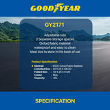 Goodyear Car Trunk Storage Organizer Box Truck Boot Bonnet Organiser Foldable Co