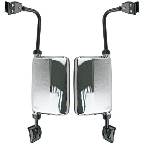 1 Pair Manual Door Side Mirror For Mitsubishi Pajero NA-NG L047 L049 1982-1991