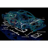 Ultra Racing 2-Point Rear Lower Brace For Hyundai Avante Sport / Kia Cerato